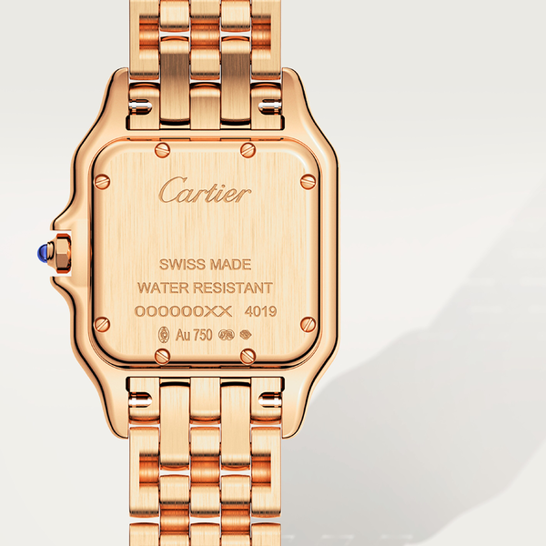 Panth&egrave;re de Cartier 29 x 37 mm quartz en or rose, moyen mod&egrave;le